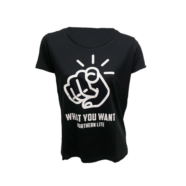 Northern Lite | What You Want | T-Shirt | Girl | black